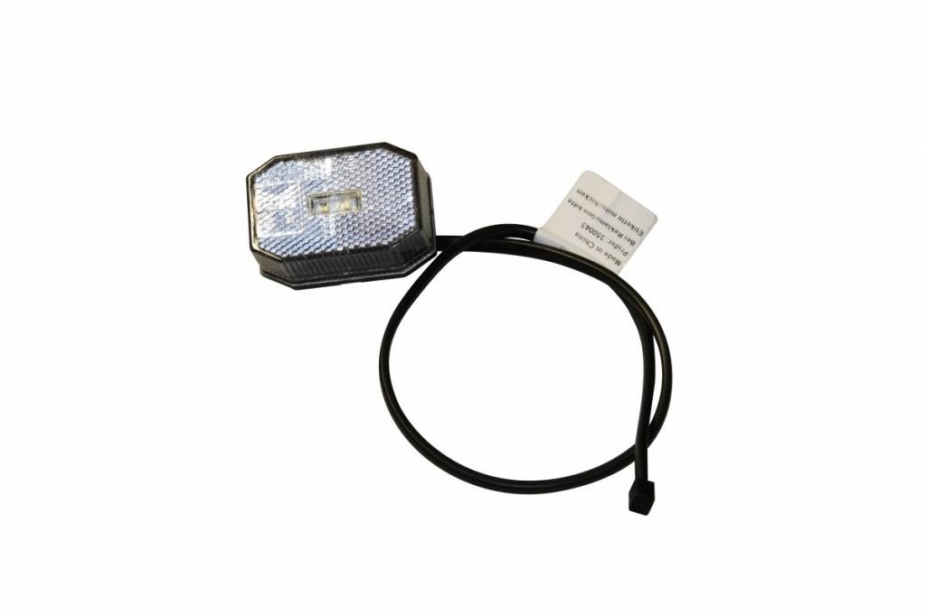 Aspock Flexipoint LED - wit - 50 cm platte kabel - DC kabel