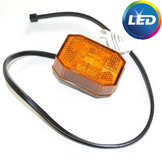 Aspock Flexipoint - oranje/gele markeringslamp 50 cm platte kabel - DC kabel