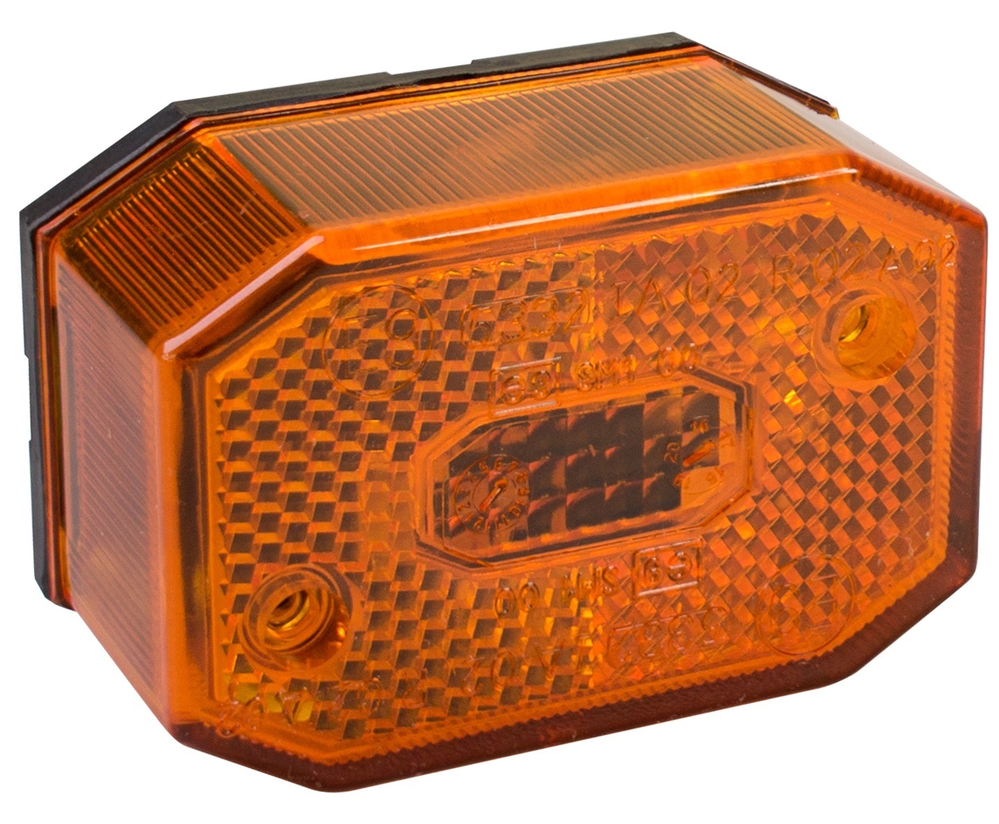 Aspock Flexipoint - oranje/gele markeringslamp - losse draad aansluiting - gloeilamp