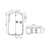 Earpoint 4 Rechts connector aansluiting