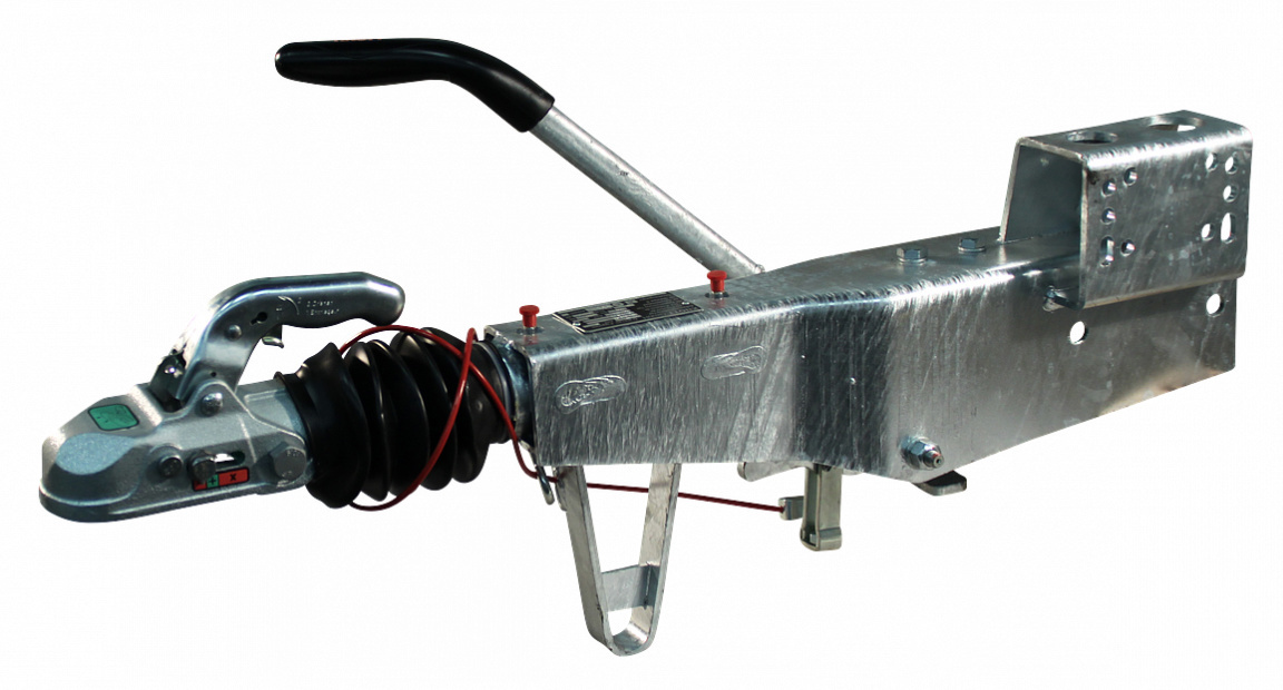 Oplooprem KRV30B (3000kg) dissel met kokerprofiel 100mm met konsole voor neuswiel