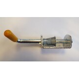 Schuifgrendel met trekveer vergrendelbaar