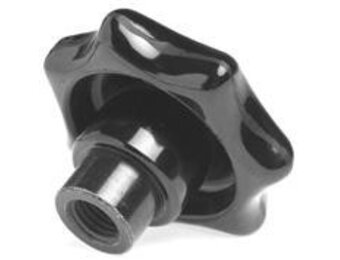 Sterknop Bakeliet 25 mm M6