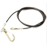 Breekkabel 150 cm knijphaak + haak