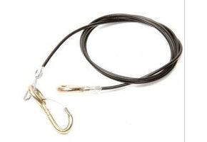 Breekkabel 150 cm knijphaak + haak