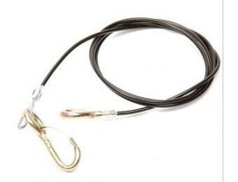 Breekkabel 150 cm knijphaak + haak