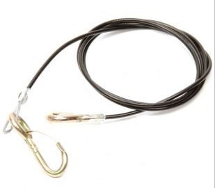 Breekkabel 150 cm knijphaak + haak