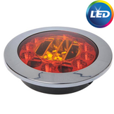 Verzonken chromen achterlicht 155,4x42,7 mm