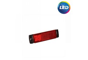 Markeringslamp  Rood LED 12/24V