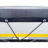 Premium gaasnet - 280x160 cm - inclusief elastiek rondom - UV bestendig - net voor aanhanger