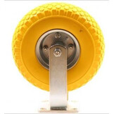 Bokwiel PU 3.00-4 - 80 kg - totale hoogte: 300 mm