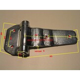 Vlinder scharnier type GTO met een verzet