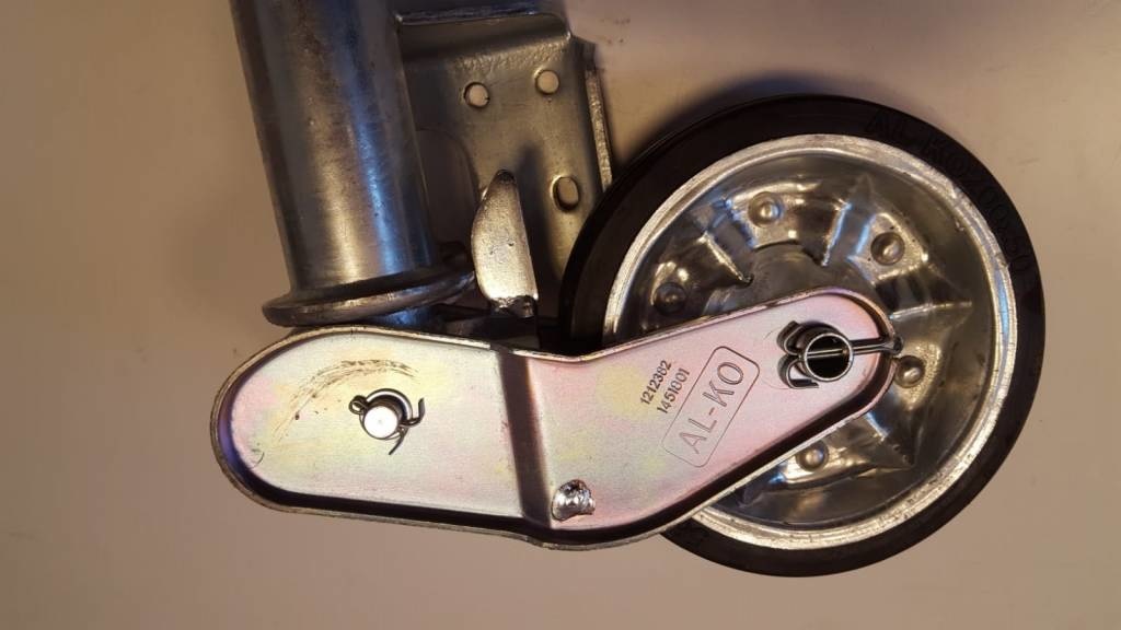 AL-KO Opklapbaar Neuswiel 60 mm 500kg Heavy duty