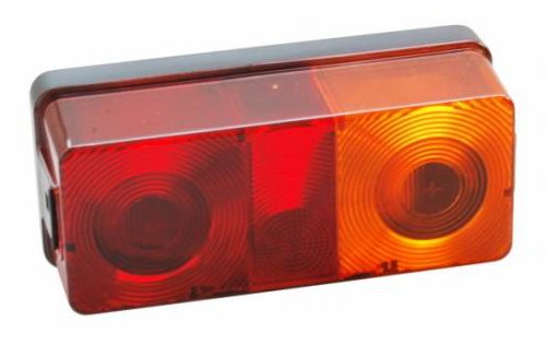 3 kamer achterlicht Rechts 75x170x62mm