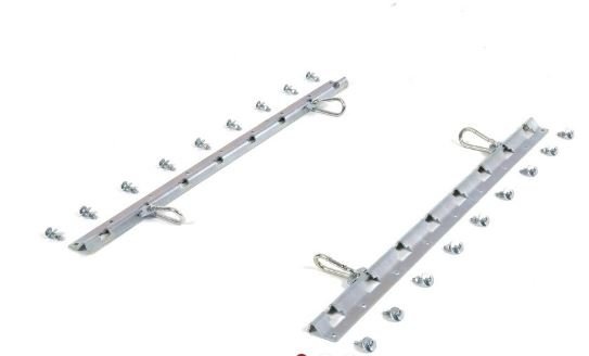 Complete set bevestigingsrails voor bevestiging bestelwagen of aanhanger