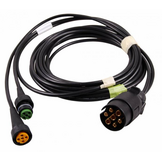 Hoofdkabel type Aspock - 5 meter lang - 7-polig - voorzien van 2x 5-polige connector