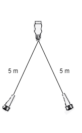 Hoofdkabel type Aspock - 5 meter lang - 7-polig - voorzien van 2x 5-polige connector