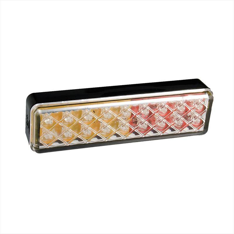 Achterlicht LED 135x38x24 mm - 3 functies LED