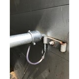 Borghaak voor achterklep sluiting 24 cm