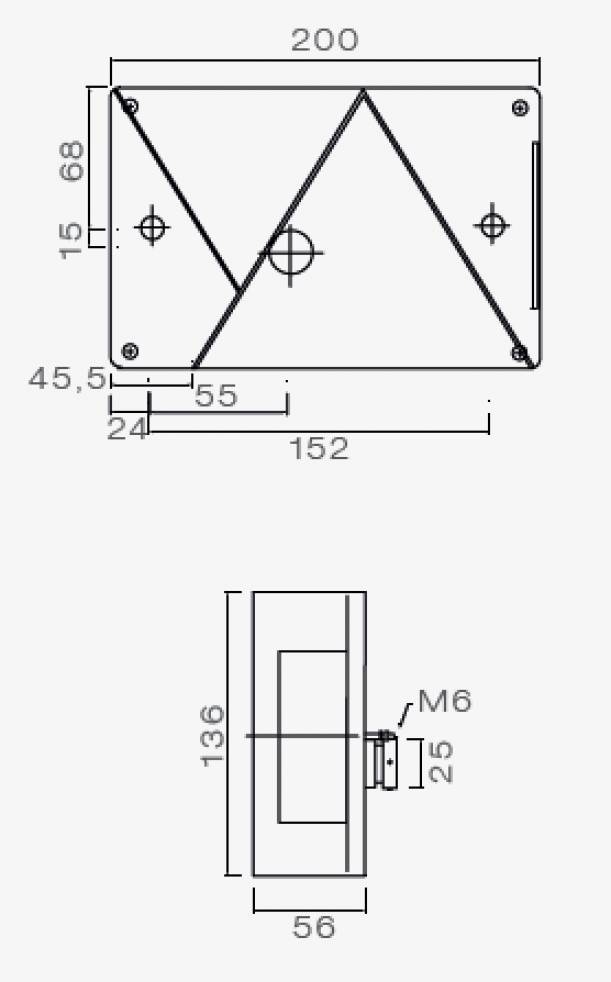 Aspock Multipoint 4 - rechts - voorzien van connector aansluiting