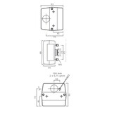 Aspock minipoint verlichtingsset met 4 meter hoofdkabel