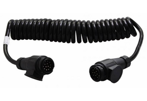 Spiraalkabel 70 > 175 cm - 2x 13P- 8 pins