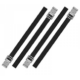 Set van 4 sjorbanden / bindriemen 40x1,8cm voor fietsdrager