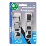 Set van 4 sjorbanden / bindriemen 40x1,8cm voor fietsdrager