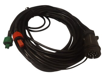 7 meter - 13 polig - 2x 5P - aftakkingen - Radex