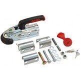 AL-KO AK270 - rond 35/40/45/50 mm - 2700 kg - geremde koppeling - complete safety kit met opvulschalen en safetyball