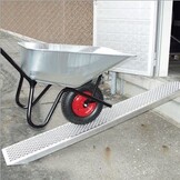 Set oprijplaten - aluminium - recht 400 kg (200x20 cm)