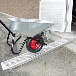 Set oprijplaten - aluminium - recht 400 kg (200x20 cm)