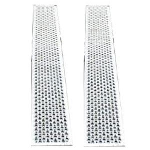 Set oprijplaten - aluminium - recht - 1000 kg (200x26 cm)