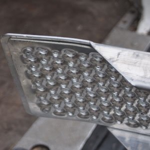 Set oprijplaten - aluminium - recht 2132 kg (200x31,5x5,5 cm) aluminium