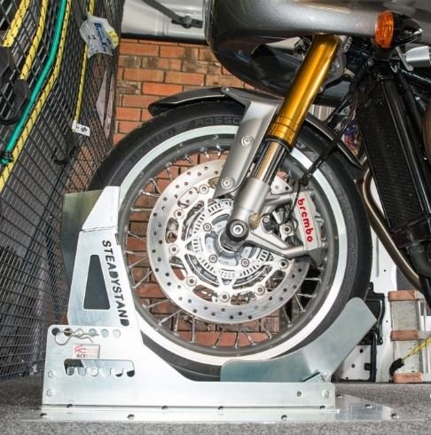 Acebikes SteadyStand Multi Fixed - inrij motorklem voor aanhanger en bestelwagen