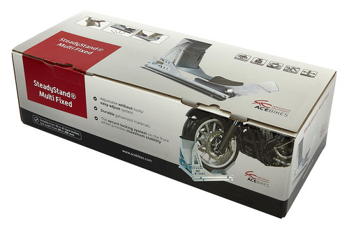 Acebikes SteadyStand Multi Fixed - inrij motorklem voor aanhanger en bestelwagen