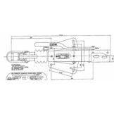 Oplooprem ZAF1.6-3  met console voor neuswiel aan zijkant