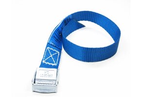 Sjorband  blauw 300x2,5 cm (250 kg)