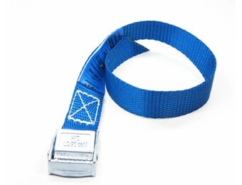Sjorband blauw 300x2,5 cm (250 kg)