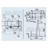 Oplooprem neuswielconsole 161S & 251S
