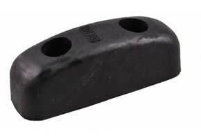 Stootblok rubber 124x38x43 mm