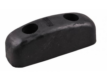 Stootblok rubber 124x38x43 mm