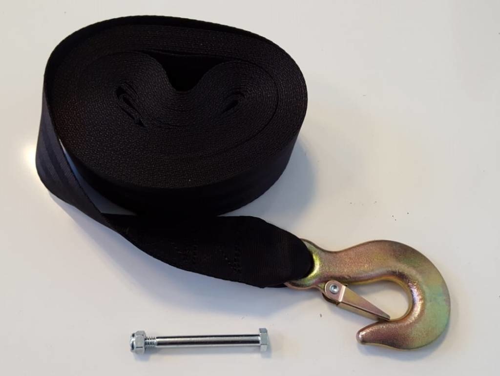 Lierband met haak & oog (5 cm x 8,5 meter) 900 kg