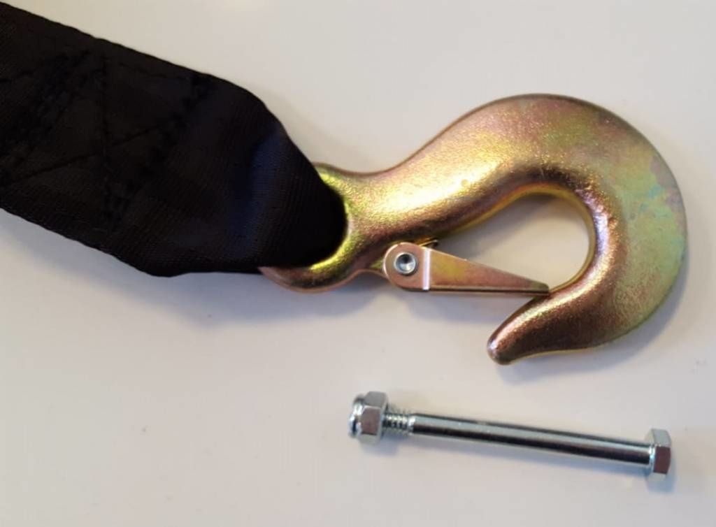 Lierband met haak & oog (5 cm x 8,5 meter) 900 kg