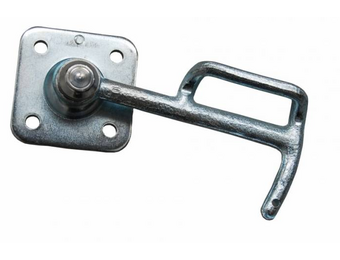 Beugelsluiting LINKS type 0 vierkant