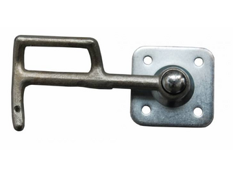 Beugelsluiting RECHTS type 1 vierkant