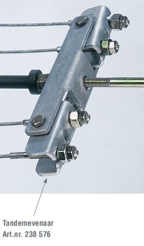 Evenaar voor remgarnituur tandemstel 238576