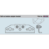 Remkabel schroefplaat tandem 249236