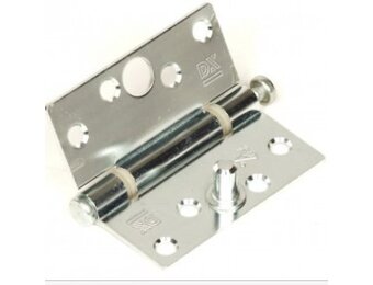 Scharnier met kunststof gelagerde pen