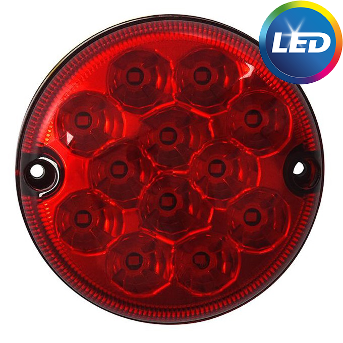 Ronde mistlamp - 95x25 mm - LED - met losse draad aansluiting